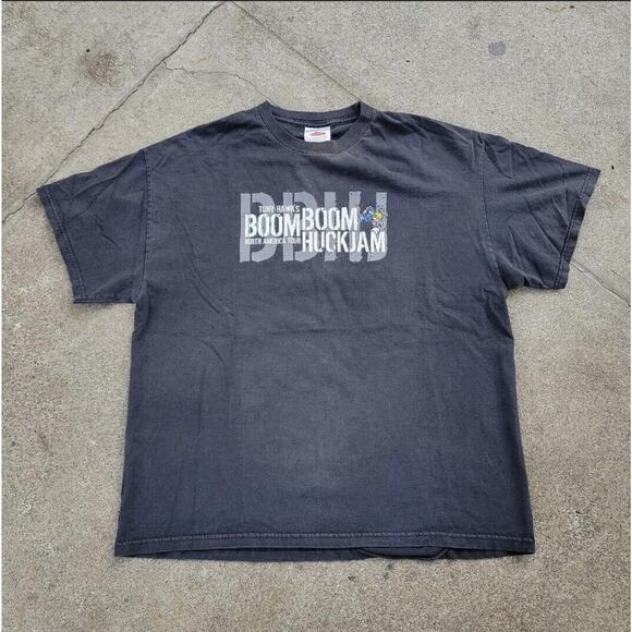 Vintage Y2k Tony Hawk’s Boom Boom Huck Jam Skate T-Shirt Sz XL Zumiez Mallcore - Picture 1 of 5